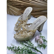 Angela gold shoes, 9cm high