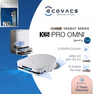 [NEW] ECOVACS DEEBOT X5 Pro OMNI Robot Vacuum | 12800 PA | Advanced AINA 2.0 | TruEdge™ Mopping | 70