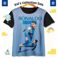 Kids Football T-Shirt v9 Cristiano Ronaldo Kids 3D Printing Shirt For Ages 1-12 Years - Nanjak Store
