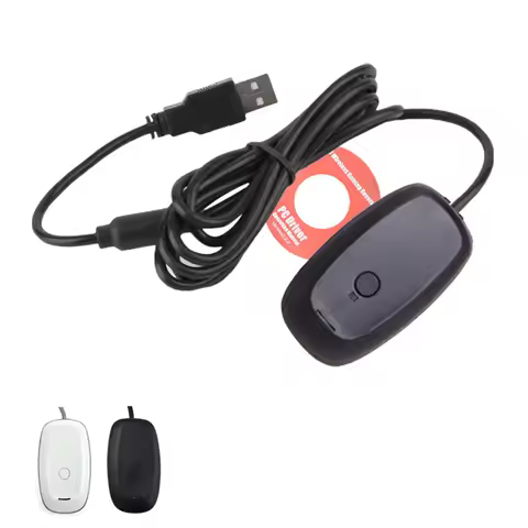 original Black Wireless Gaming Receiver USB Controller Gamepad Converter PC Adapter For Xbox 360 For
