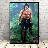 Rambo First Blood Poster Classic Movie Canvas Painting Pictures and Prints Pictures for Modern Livin