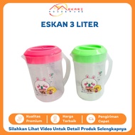Ice Jug Pitcher Plastic Water Jug Pitcher 3 Liter / Ice