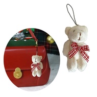 CAPA Festive Decoration Plush Bear Bag Pendant Suitable for Keys Handbags and Mobiles