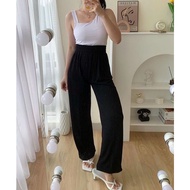 Kulot KNIT Highwaist Celana Wanita Kulot KNIT Loosw Pans Kulot celana Panjang
