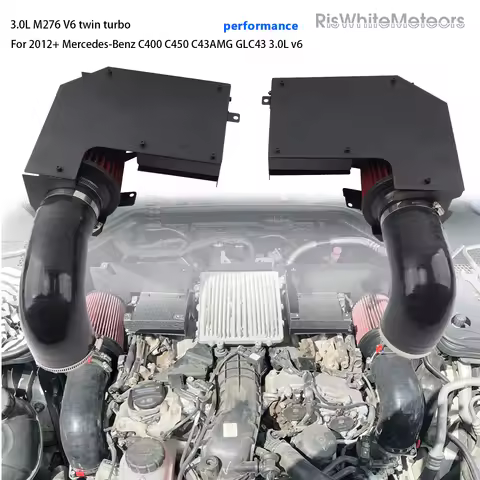 performance Cold Air Intake System V2 Induction Kit For 2012+ Mercedes-Benz M276 3.0L V6 C400 C450 C