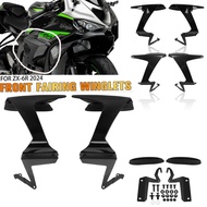 Motorcycle Front Wing Deflector Downforce Naked Spoiler Aerodynamic Winglet Fairing Wing For Kawasak