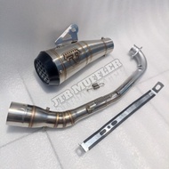 Knalpot racing R9 gp series Vario 160 new Pcx 160 new