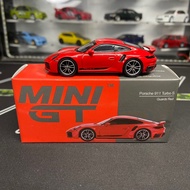 Mini GT - Porsche 911 Turbo S (Guards Red) Unsealed