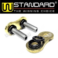WStandard O-Ring Chain Joint 520 Clip Rivet Gold Chain Pin Master Link Heavy Duty Rantai Sprocket