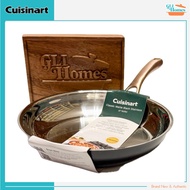 Cuisinart Induction Stainless 10" Skillet Fry Pan Matte Black Exterior 83922-24MBK