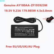 Genuine AOYUAN AY180AA-ZF195923M 19.5V 9.23A 179.985W 180W 4.5x3.0mm AC Adapter For Laptop Power Sup