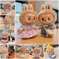 38cm Labubu Vinyl Plush Doll Clothes for Labubu Time to Chill Doll Clothes