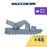 Skechers Women Foamies Footsteps Summer Bliss Sandals - 111575-BLU Anti-Odor, Dual-Density