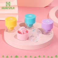 HUAYUEJI Glasses Lenses Box Portable Rotatable Manually Glasses Lenses Container