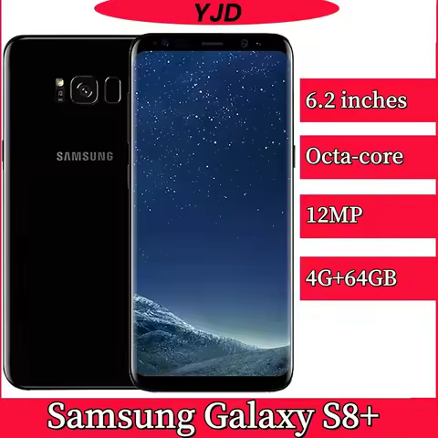 Orginal Samsung Galaxy S8+ S8 Plus G955U G955F AMOLED 4G LTE 6.2'' 4GB+64GB NFC 12MP+8MP+2MP Octa-Co
