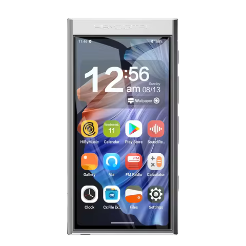 HiBy Digital M300 Android13 Music Player HiFi Bluetooth WiFi 32GB DSD256 PCM768 Web Radio Dual Mic L