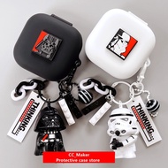 For Beats Powerbeats Pro 2 Case Cartoon Keychain Cute Silicone Soft Case Finger Ring Lanyard Pendant