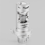 Silver Shell 9003 H4 White LED Motorcycle Headlight Bulb Hi/Lo Beam