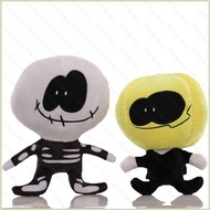 HNM Friday Night Funkin Skid and Pump FNF Plushie Game Merch Spooky Month Skeleton Pumpkin Stuffed T