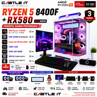 Full Set AMD Ryzen 5 8400F Gaming PC Desktop RTX5070 RTX5060 RTX5050 RTX3050 RX9060XT