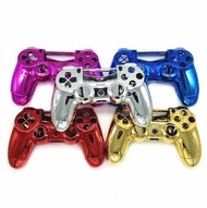 CUSTOM Gold Silver Chrome Red Blue Controller Front + Back Shell For Playstation 4 PS4 Controller