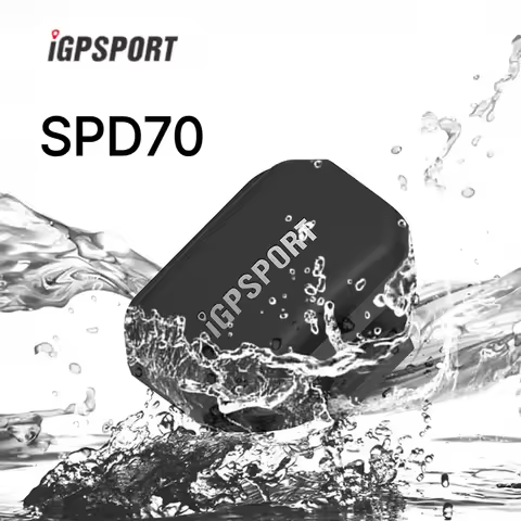 iGPSPORT SPD70 Wireless Speed Sensor IPX7 Waterproof Rainproof ANT+ Bluetooth 5.0 for Outdoor Cyclin
