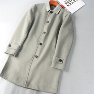 43% Sheep Wool Counter 1298 Yuan Brand withdrawal Cabinet Casual Men's Woolen Coat Jacket Mid-Length