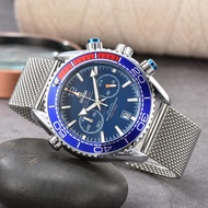 Omega Omega Omega Double Color Matching Top Men's Watch Business Casual Life Waterproof Quartz Watch