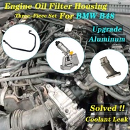 B48 Coolant Leak Fix Set BMW F30 B48 320 330 Upgrade Aluminum Oil Filter Housing 11428596283 COUCLAI