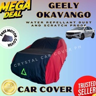 GEELY OKAVANGO CAR COVER HIGH QUALITY (WATER REPELLANT SCRATCH AND DUST PROOF) WITH FREE MOTOR COVER