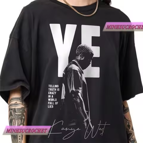 Vintage 90s Bootleg Graphic Style T-Shirt, Kanye West Retro Shirt, Kanye West Shirt, Kanye West Rapp