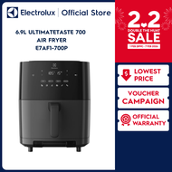 Electrolux 6.9L Air Fryer 4 cooking programs Air Fry Steam Bake Dehydrate UltimateTaste 700 Air Frye