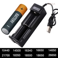 KISSCA Batteries USB Charger Convenient 8650 14500 26650 Li-ion Battery Lithium Battery Charger Smar