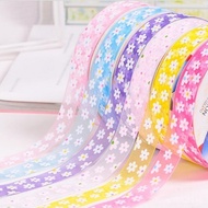 Snow Gauze with Color Polyester Yao Ming Ribbon6AZ033Floral DC5F