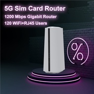 ◐♛5g Router 120 Network Users Sim Card Slot Cpe Wifi Router Compatible 4g Router Wireless Modem Wifi