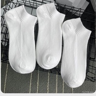 Couple Men Women Shallow Mouth Cotton Socks Summer Double Needle Short Socks Spring Autumn Pure Cotton Sweat-Absorbent Cotton Socks 100% Boat Socks