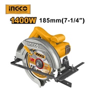 INGCO 1400W 185mm Circular saw With 1pcs blade for sawing wood, fiberboard, plastic CS18538