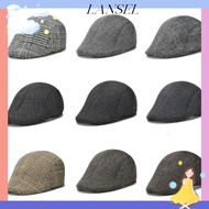LA Peaked Cap Men Women Mesh Adjustable Newsboy Style
