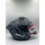 NHK Helmet S1GP S Atomic Black/ Silver Doft Matt(ECE 22.06)