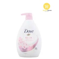 Dove Shower Gel Sakura Pink Salt 1l