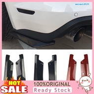 [Mer]  2Pcs Universal Car Rear Bumper Lip Spoiler Diffuser Scratch Protector