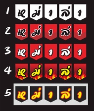 ธงไวนิลแต่งร้าน หม่าล่า +รูปตกแต่ง