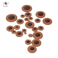 Fenteer 25 Pcs Alto Saxophone Pads Cushions for Yamaha Saxophone Lovers Orange