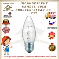 Incandescent Candle Bulb Froster/Clear ES-E27,Lampu