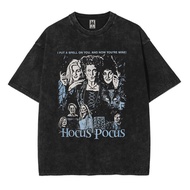 Oversized hocus pocus film washed washing vintage tee