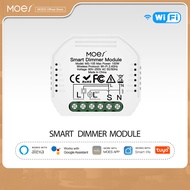 MOES DIY Smart WiFi Light LED Dimmer Switch Smart Life/Tuya APP Remote Control 1/2 Way SwitchWorks w
