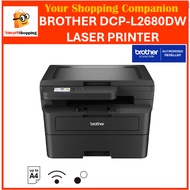 (Original) Brother DCP-L2680DW Monochrome Print Scan Copy Wireless Printer L2680DW 2680DW 2680 3 Yea