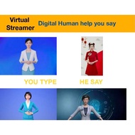 Virtual streamer , Virtual streamer digital voice production