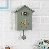 Home Creative Nordic Style Wall Clock Cuckoo Out Window Timekeeping Wall Clock Bird Hourly Timekeeping Clock