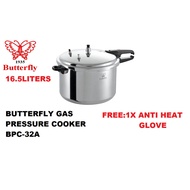 Butterfly gas pressure cooker BPC-32a 16liters (bubble wrapping)